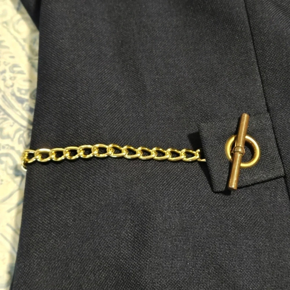 Periwinkle brand Blazer with lining Navy Blue Size 10 - Picture 7 of 8